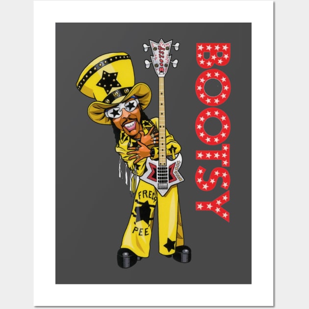 CARTOON BOOTSY COLLINS Wall Art by Official Bootsy Collins Merchandie